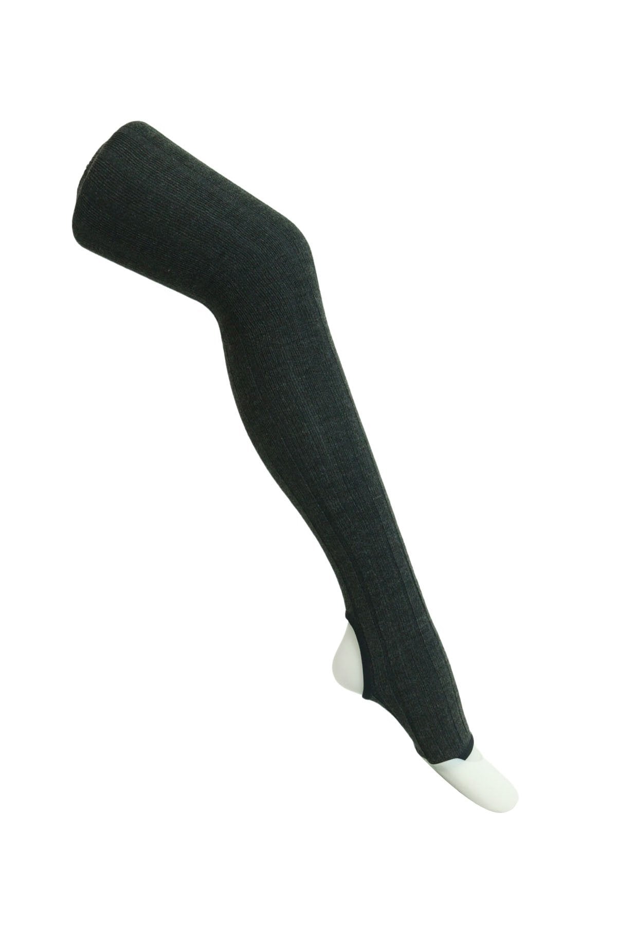 Amy Diz Üstü Yoga ve Pilates Çorabı Antrasit