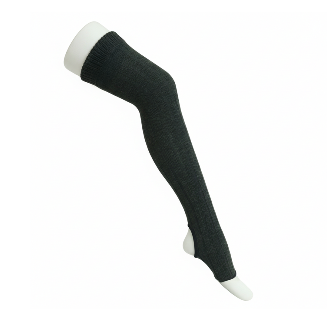 Amy Diz Üstü Yoga ve Pilates Çorabı Antrasit - 7