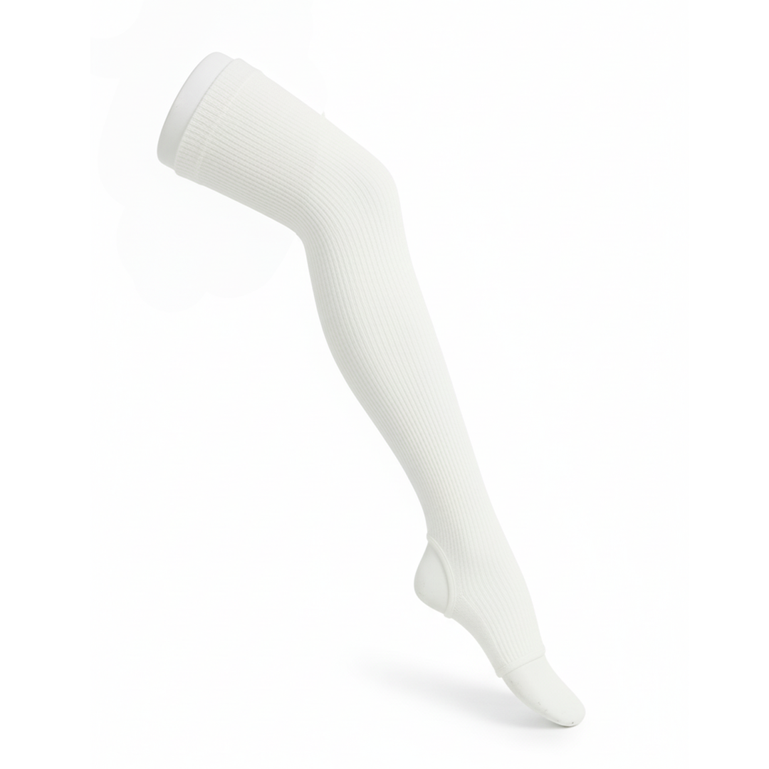 Amy Diz Üstü Yoga ve Pilates Çorabı Krem