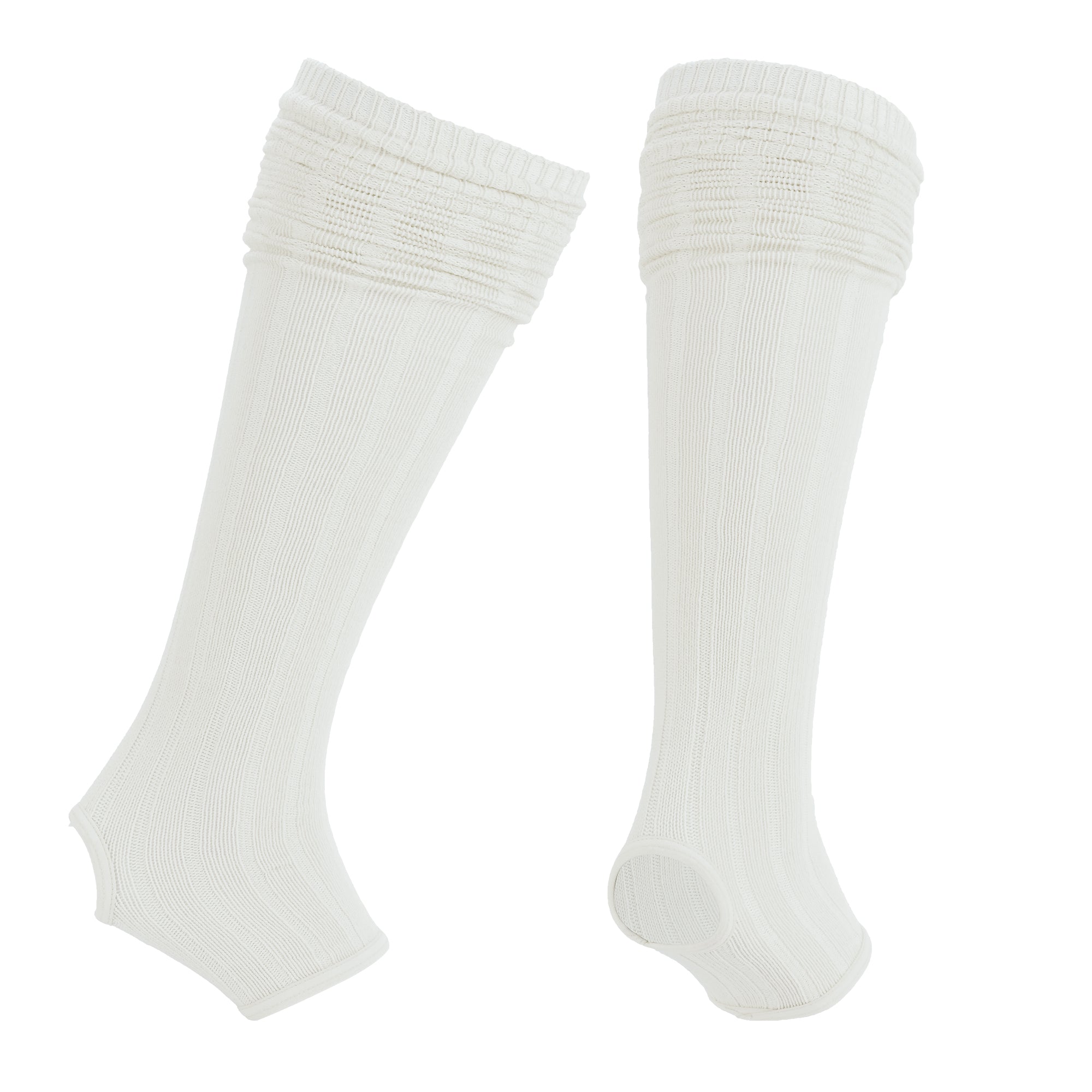 Amy Diz Üstü Yoga ve Pilates Çorabı Krem - 3