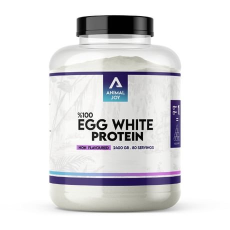 Animal Joy Egg White Powder Protein Tozu 2400 gr 80 Servis