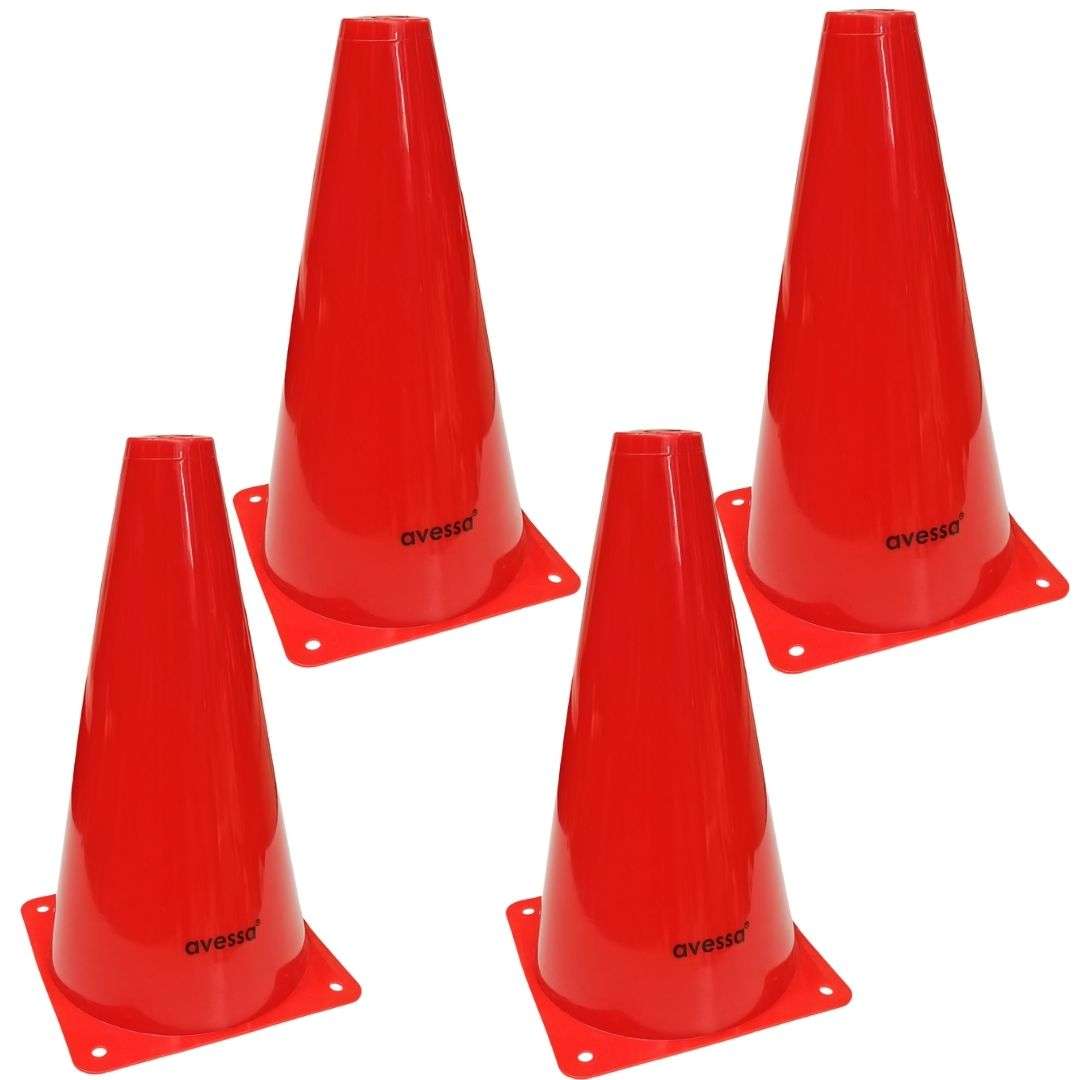 Antrenman Huni 23 cm 4'lü Set Kırmızı