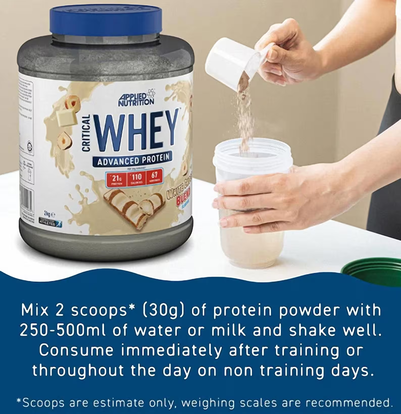 Applied Nutrition Whey Protein Tozu 2000 gr - 13