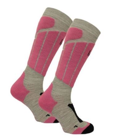 Aspen Kids Termal Kayak ve Snowboard Çocuk Çorabı Pembe