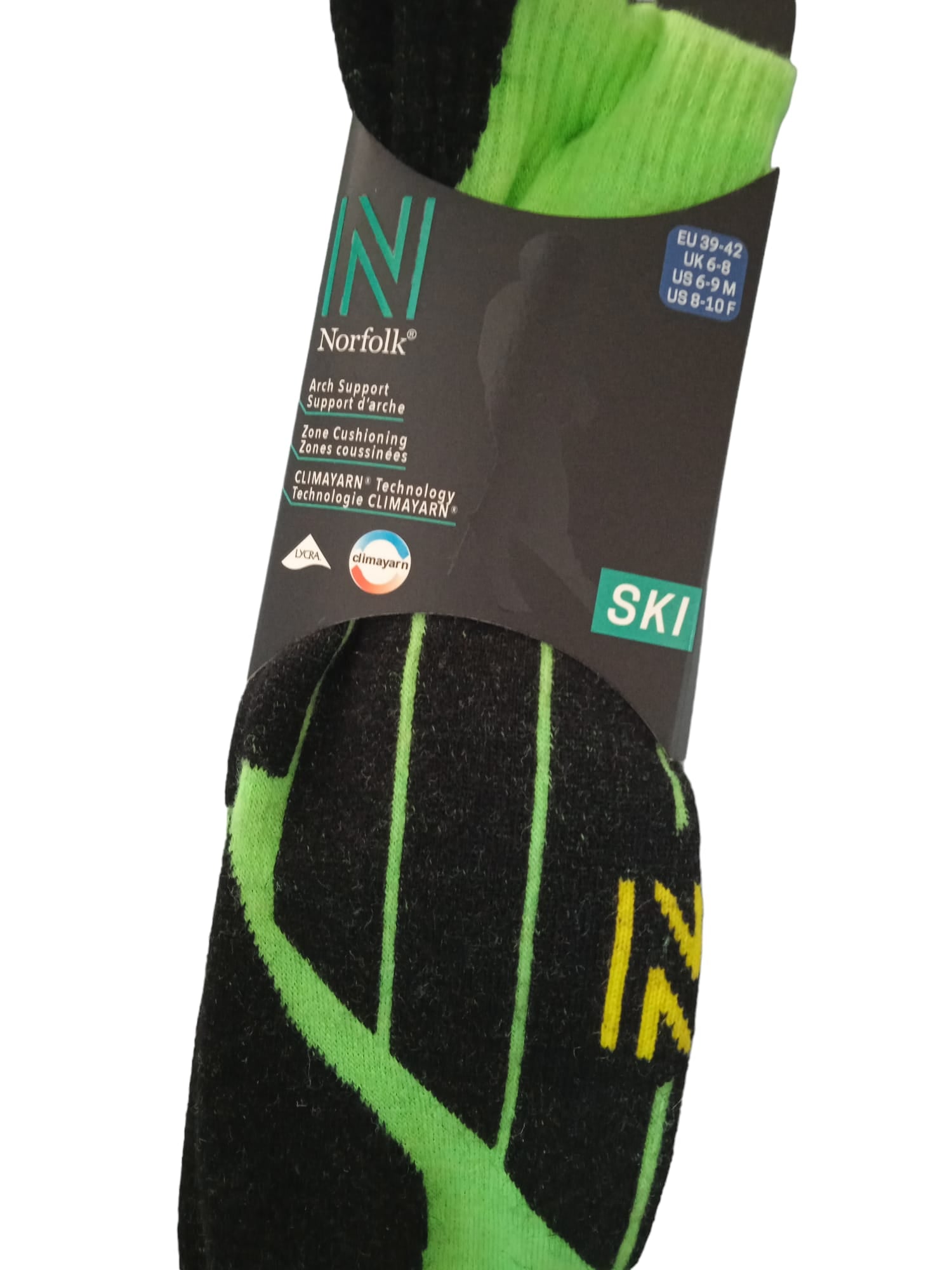 Aspen Kids Termal Kayak ve Snowboard Çocuk Çorabı Yeşil - 3