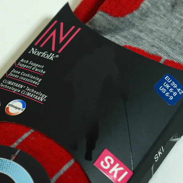 Aspen Termal Kayak ve Snowboard Çorabı Kırmızı - 3