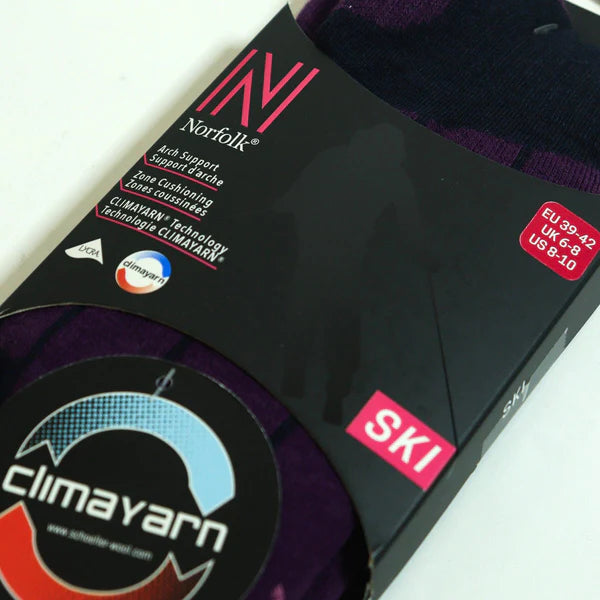 Aspen Termal Kayak ve Snowboard Çorabı Mor - 3