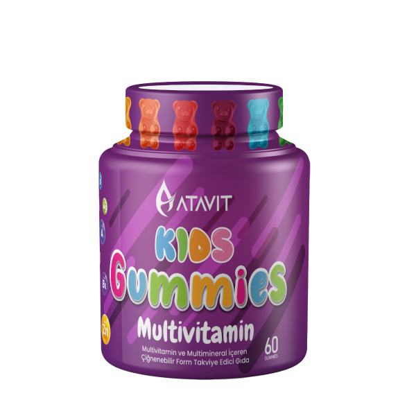 Atavit Kids Multivitamin Gummies  60 Adet