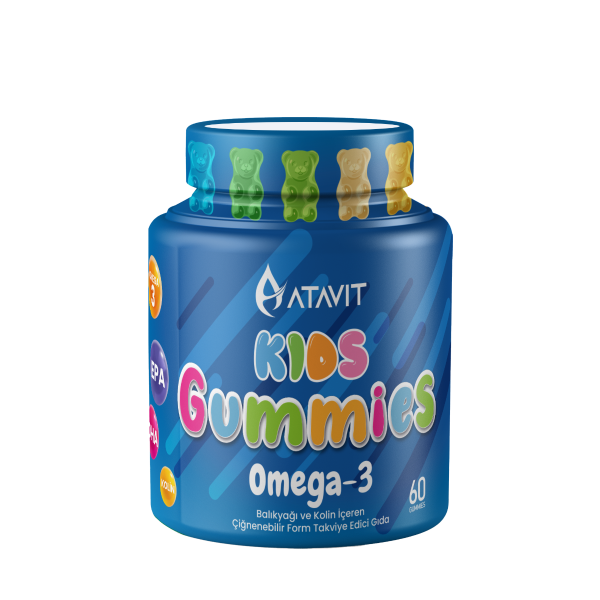Atavit Kids Omega-3 Balık Yağı Gummies  60 Adet