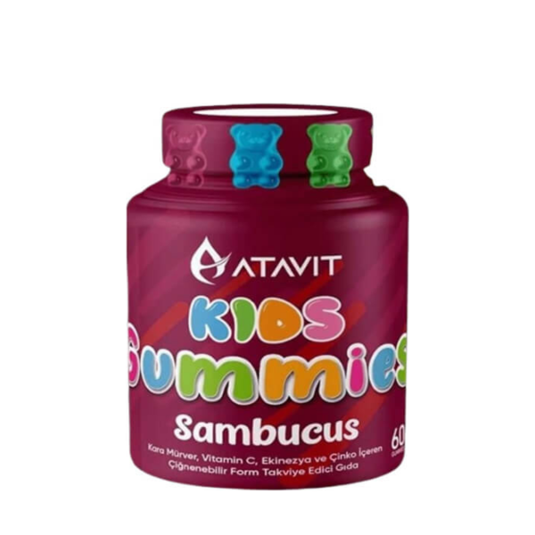 Atavit Kids Sambucus Gummies  60 Adet