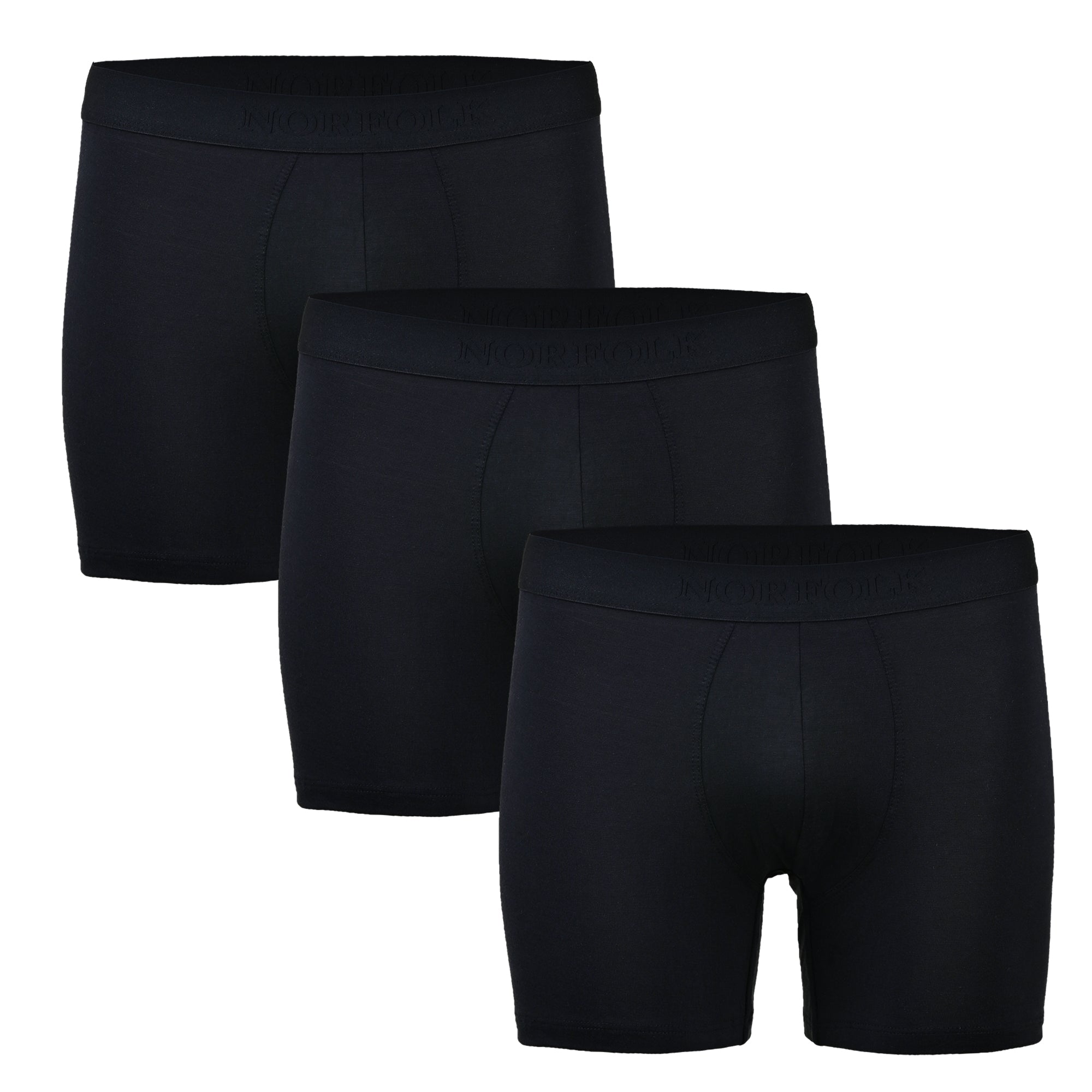 Austin Boxer – Lyocell Kumaş ile Maksimum Konfor 3'lü Paket Siyah