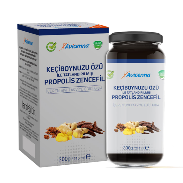 Avicenna Keçiboynuzu Özü ile Tatlandırılmış Propolis Zencefil 640 Gr
