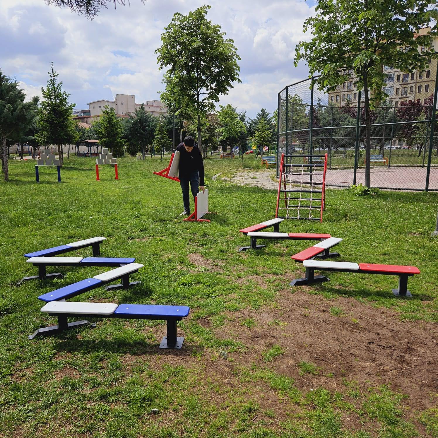 Bahçe Oyuncakları Zig-Zag Denge Parkuru - 2