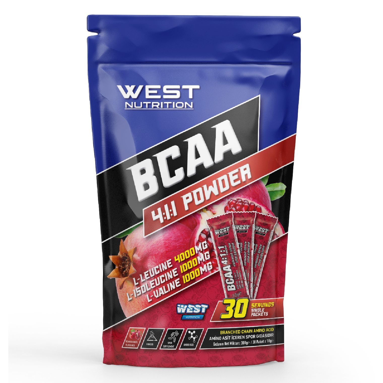 BCAA 4:1:1 300 gr (30 Saşe) Aroma Seçenekli - 3