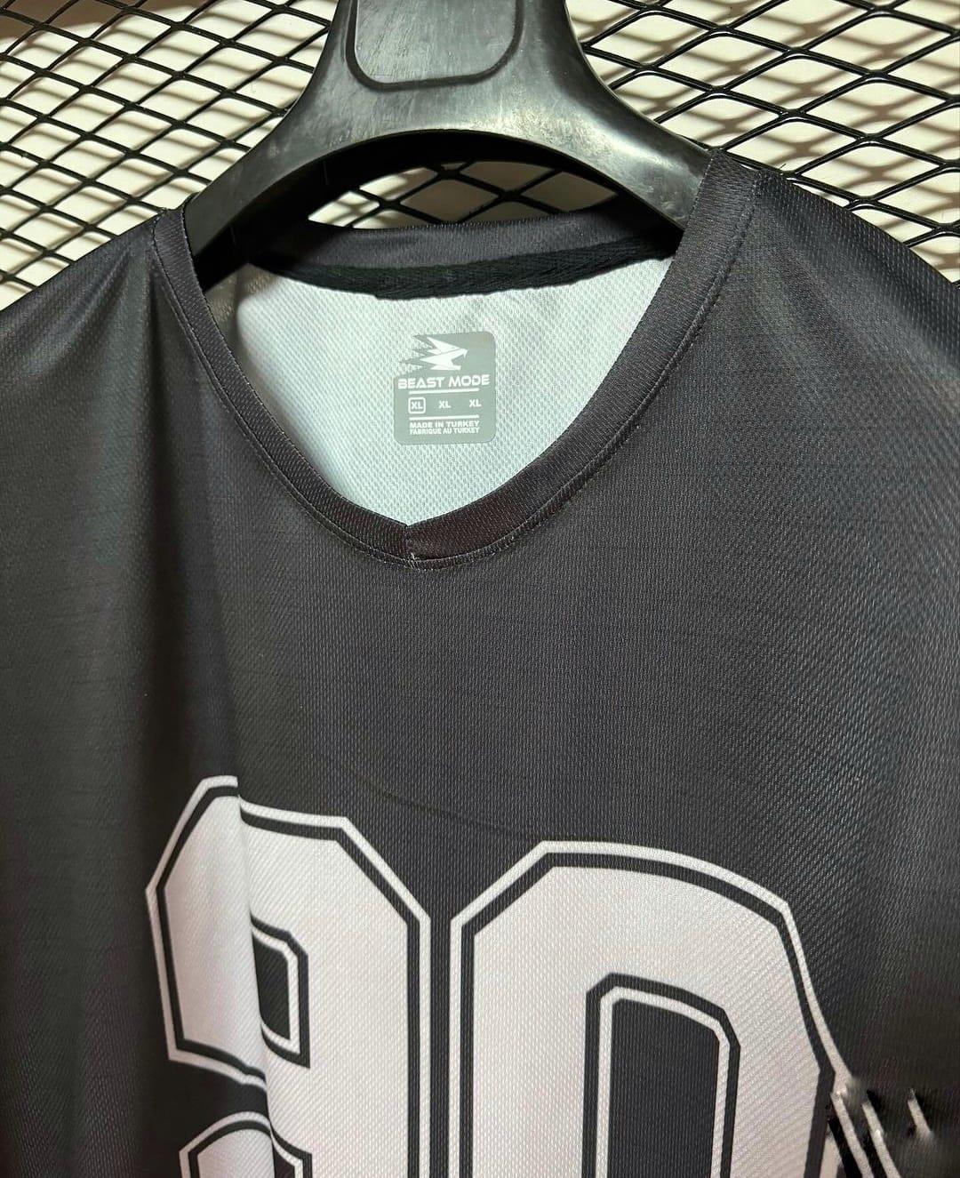 Beast Mode Oversize T-Shirt  Basic Model 90 Numara Baskılı - 3