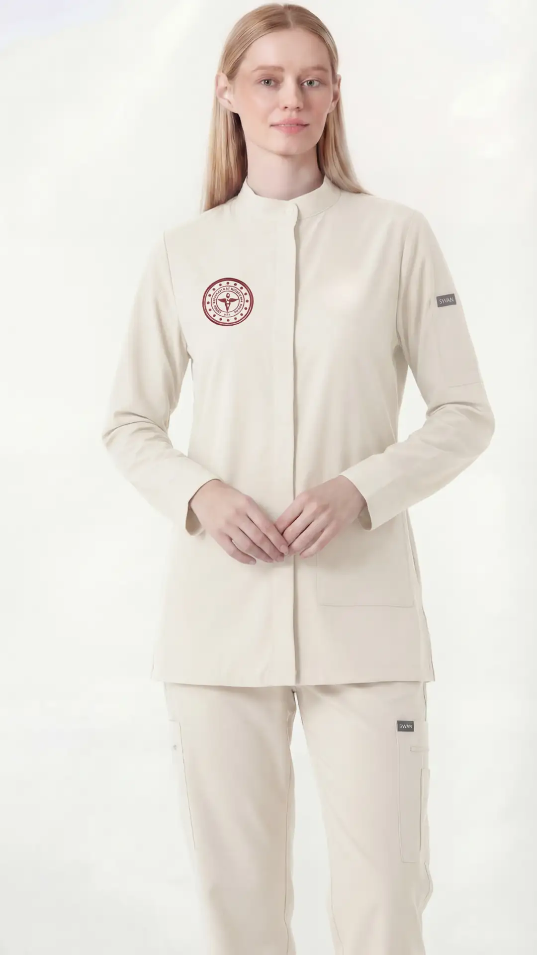 BEJ - SAĞLIK TEKNİSYEN/TEKNİKER VE TIBBİ SEKRETER TESETTÜR ÜNİFORMA TAKIM (UZUN KOLLU)