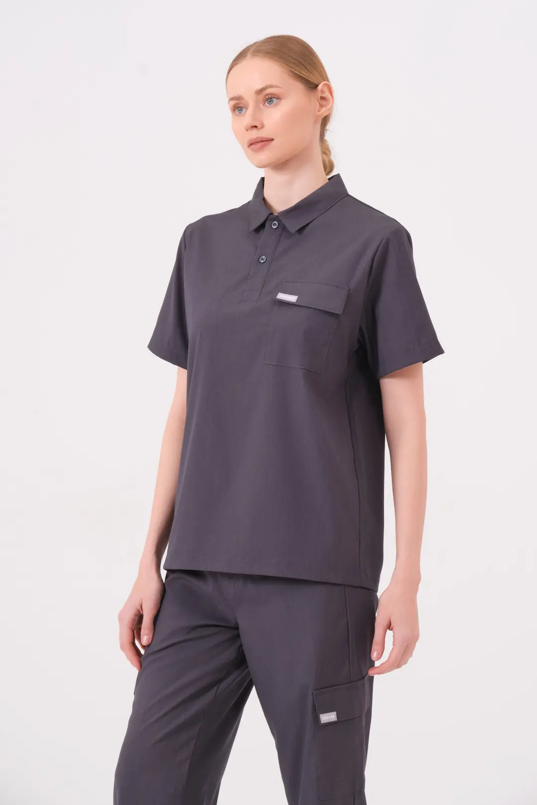 BIANCA - ANTRASİT KADIN ÜST ÜNİFORMA - 4