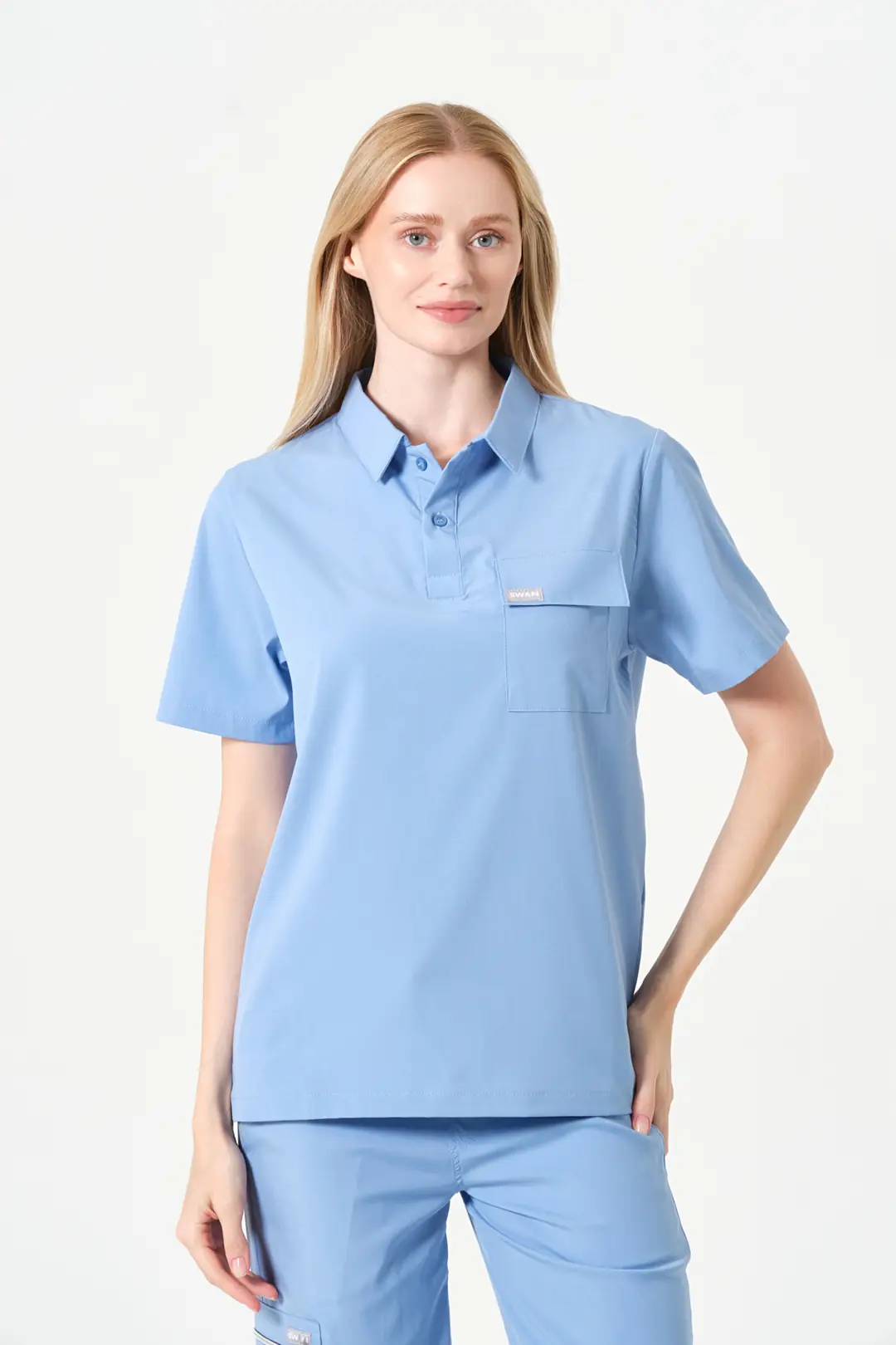 BIANCA -  BEBE MAVİSİ KADIN ÜST ÜNİFORMA - 3