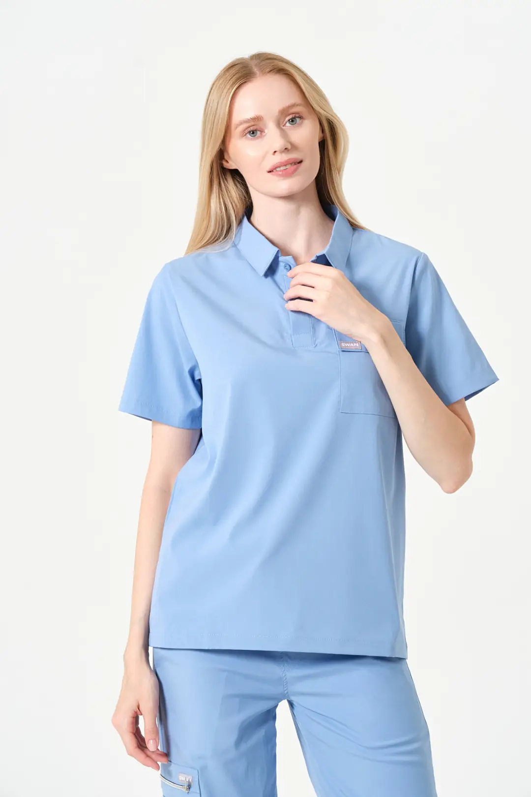 BIANCA -  BEBE MAVİSİ KADIN ÜST ÜNİFORMA - 4