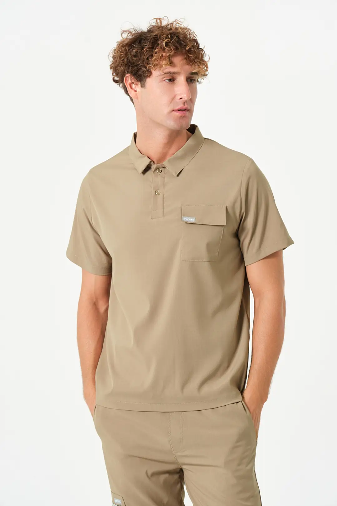 BIANCA - BEJ ERKEK ÜST ÜNİFORMA