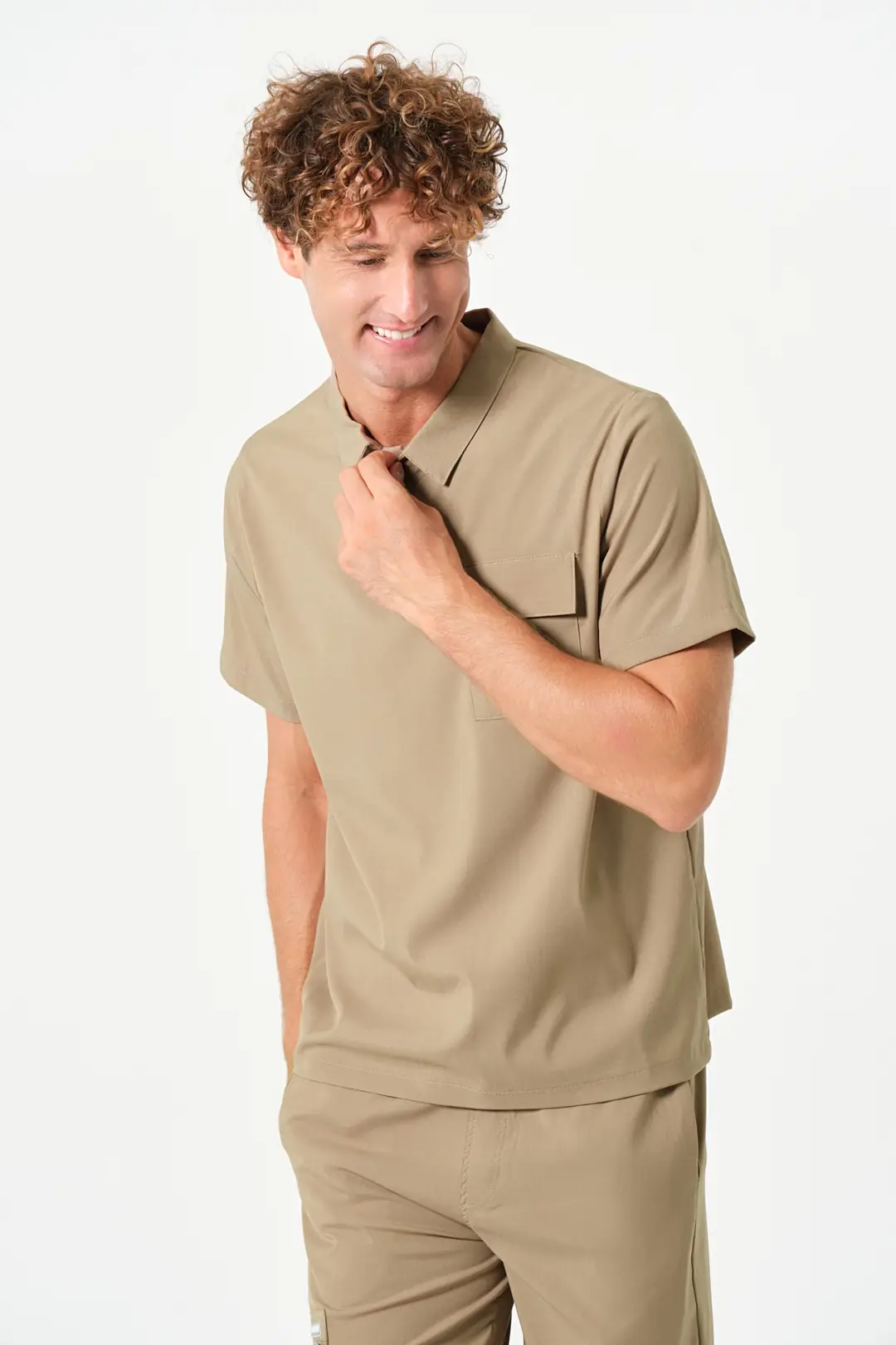 BIANCA - BEJ ERKEK ÜST ÜNİFORMA - 3