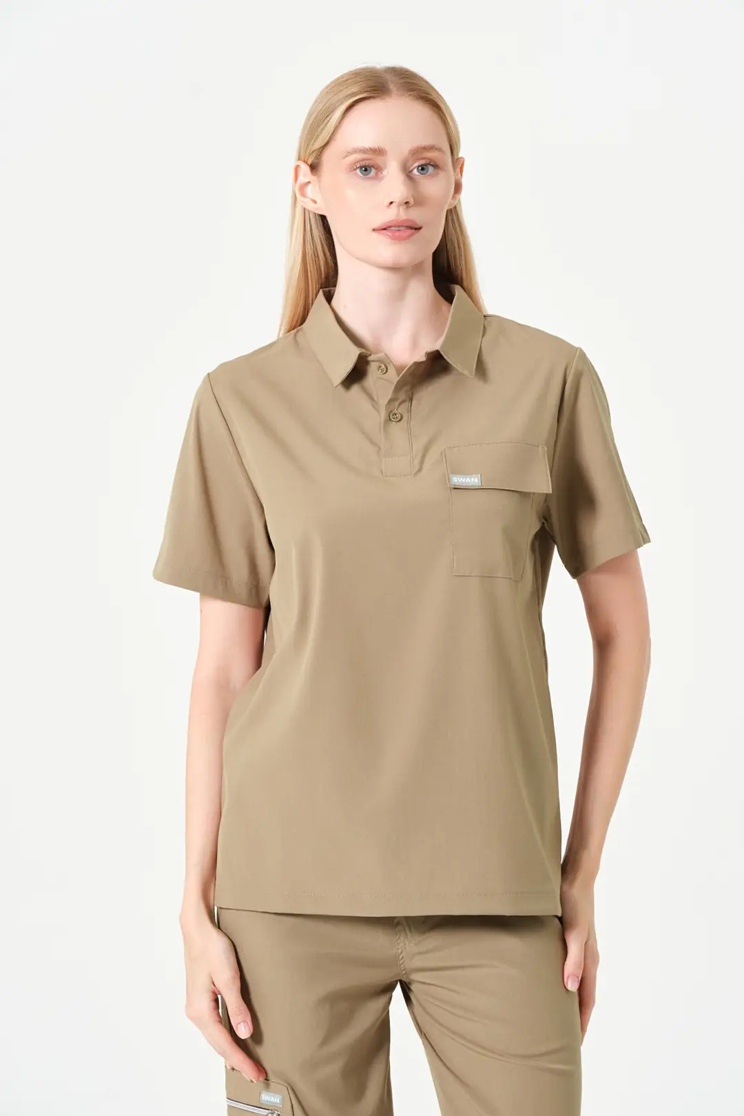 BIANCA - BEJ KADIN ÜST ÜNİFORMA