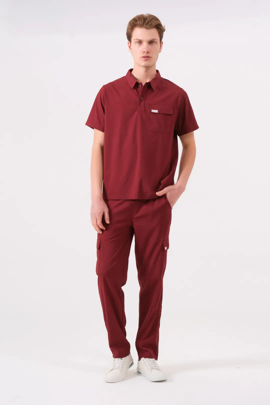 BIANCA - BORDO ERKEK ÜST ÜNİFORMA - 5