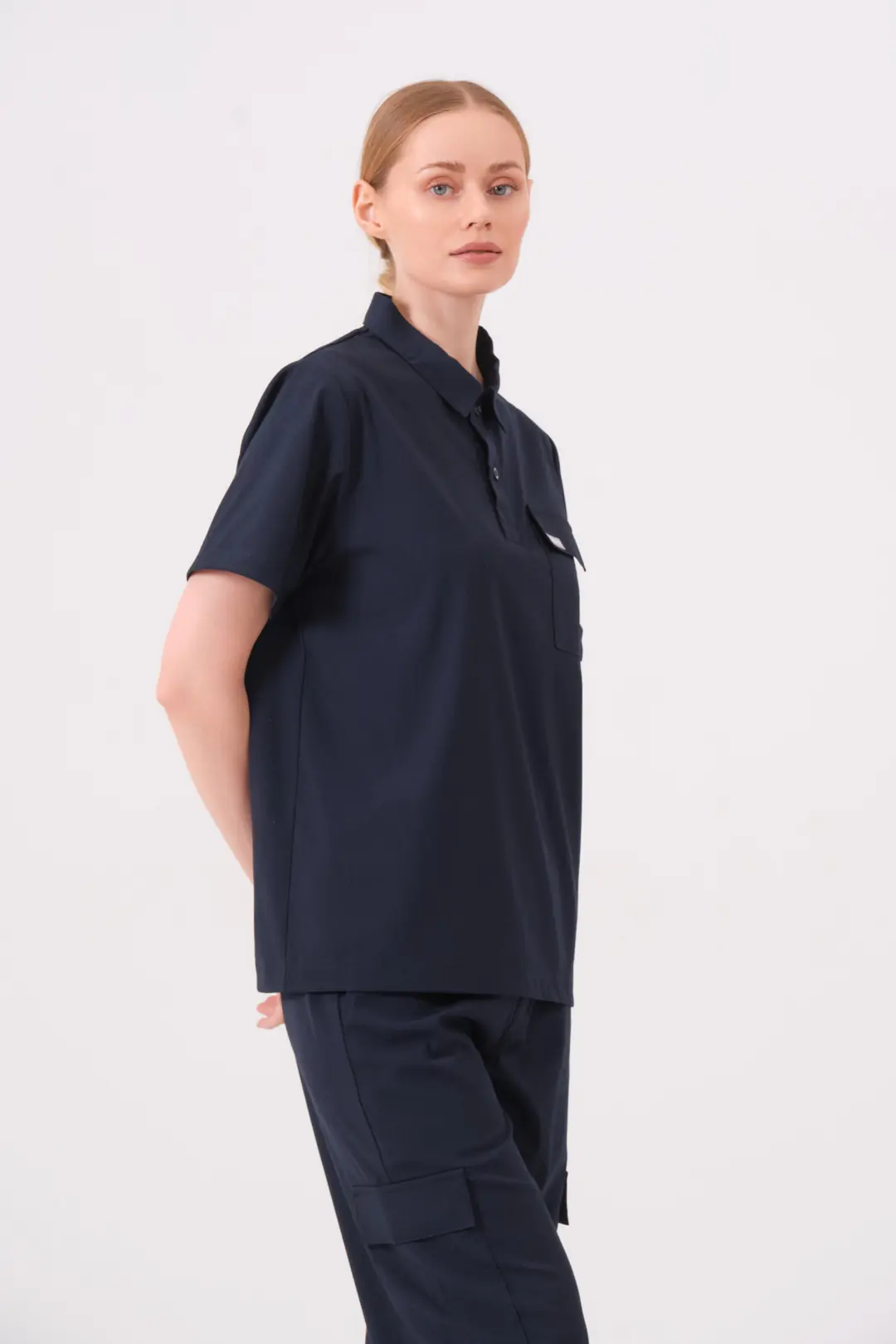BIANCA -GECE MAVİSİ KADIN ÜST ÜNİFORMA - 3