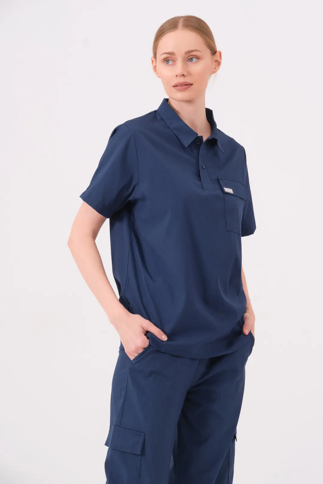BIANCA - LACİVERT KADIN ÜST ÜNİFORMA - 3
