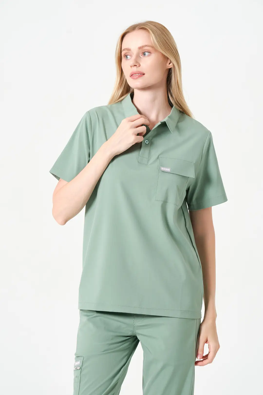 BIANCA- LİMON YEŞİLİ KADIN ÜST ÜNİFORMA - 3