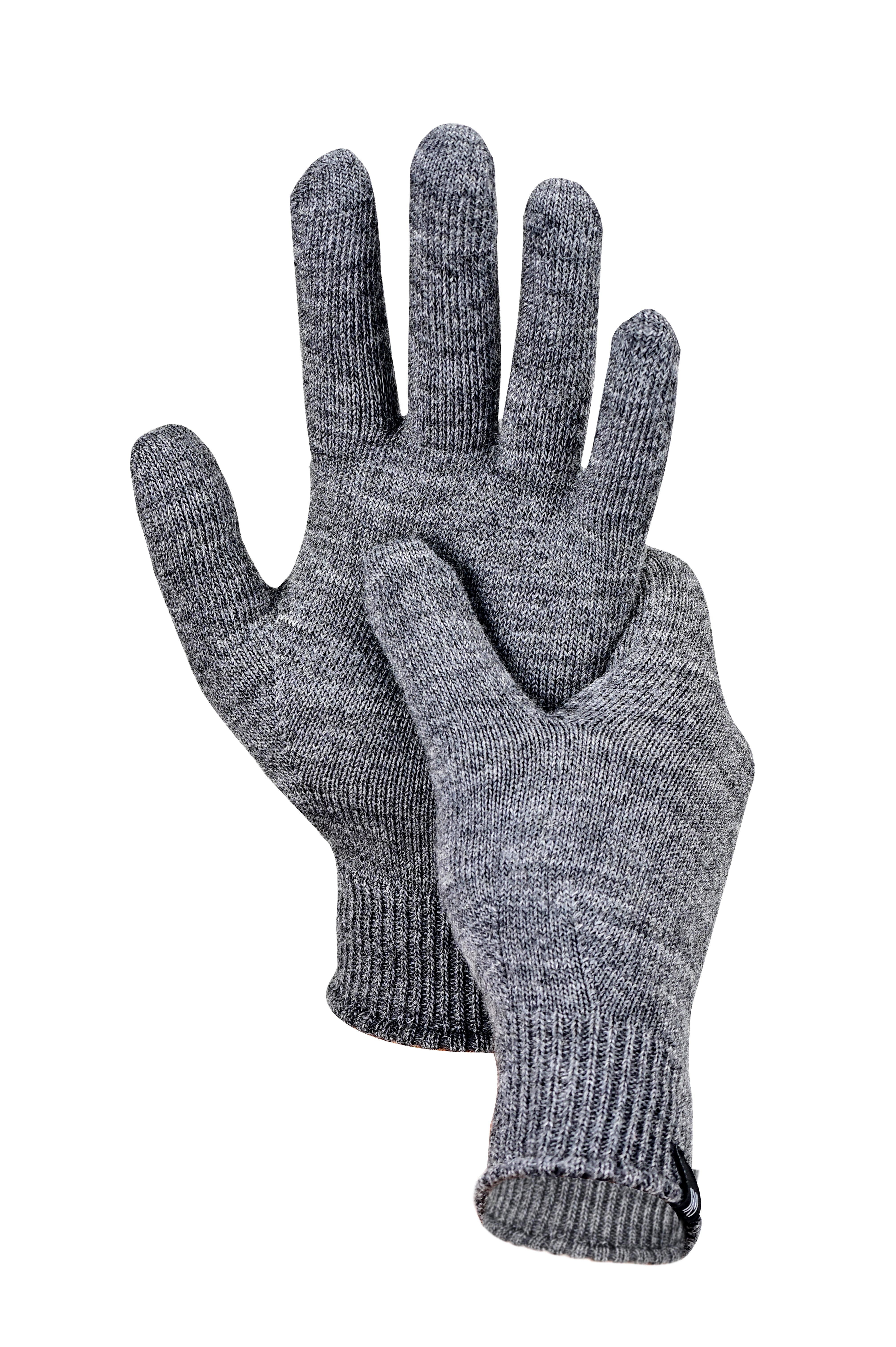 BIBURY %70 Merino Yünlü Eldiven Gri - 3