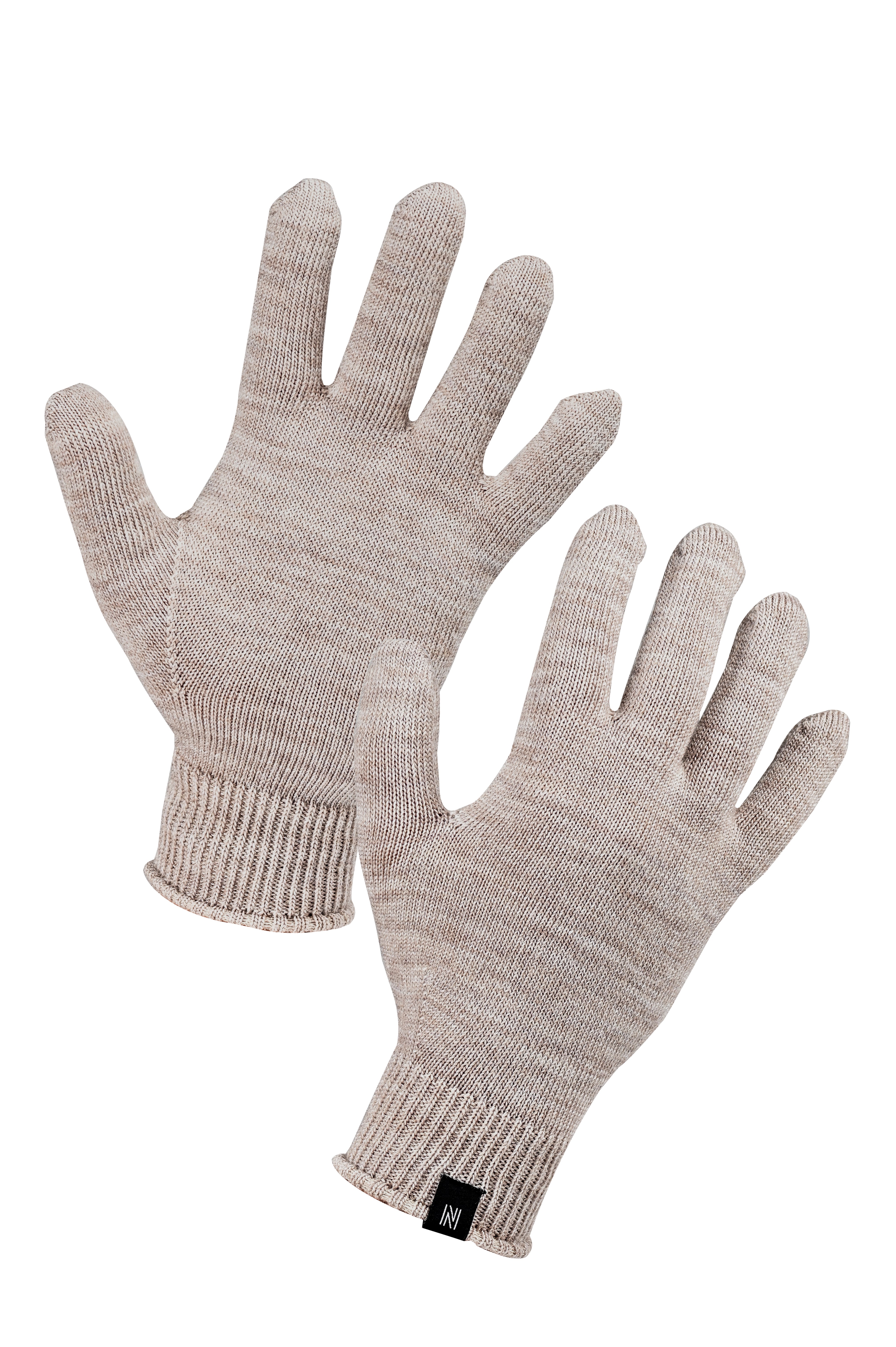 BIBURY %70 Merino Yünlü Eldiven Krem