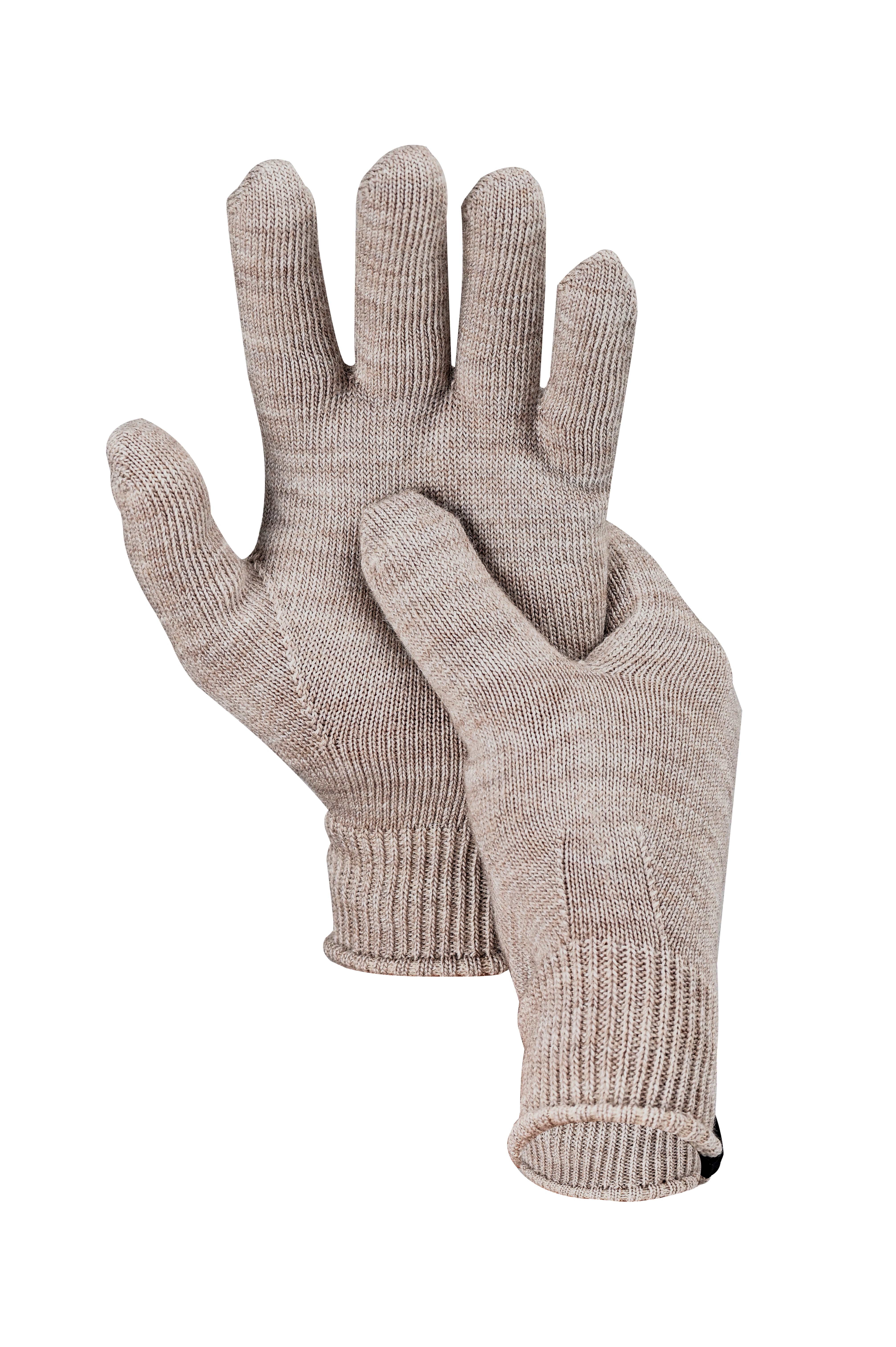 BIBURY %70 Merino Yünlü Eldiven Krem - 3