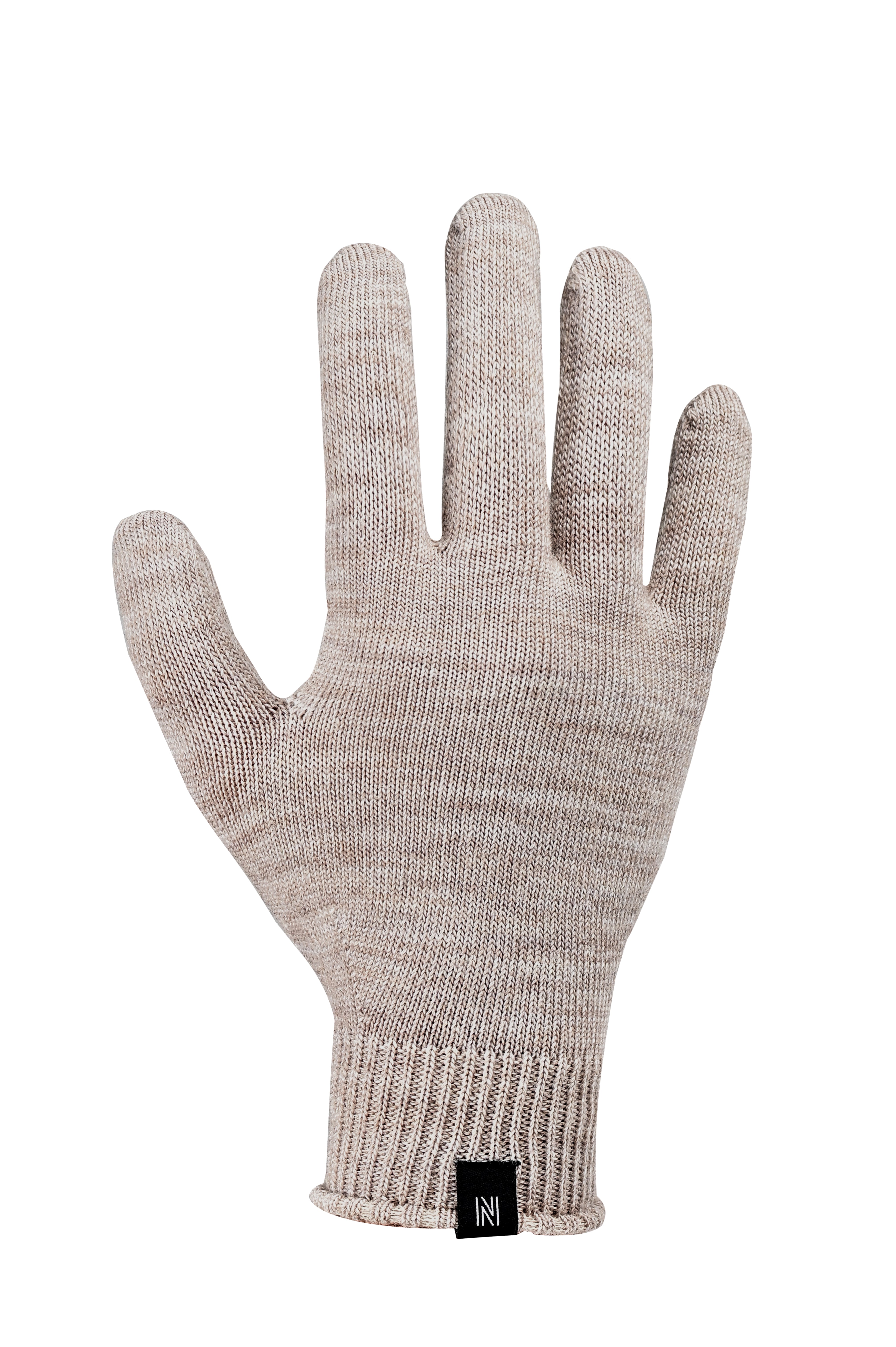 BIBURY %70 Merino Yünlü Eldiven Krem - 4