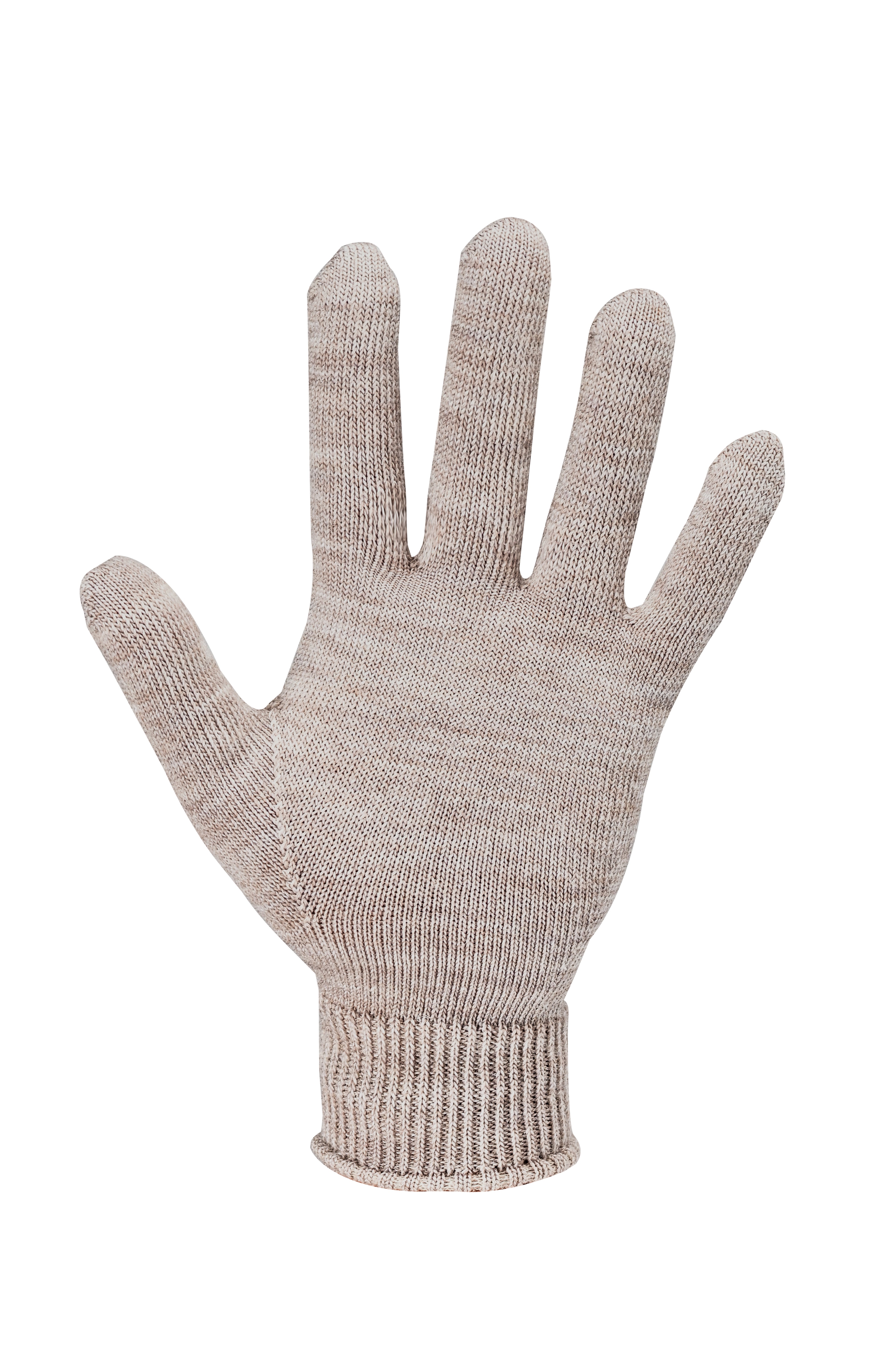 BIBURY %70 Merino Yünlü Eldiven Krem - 5