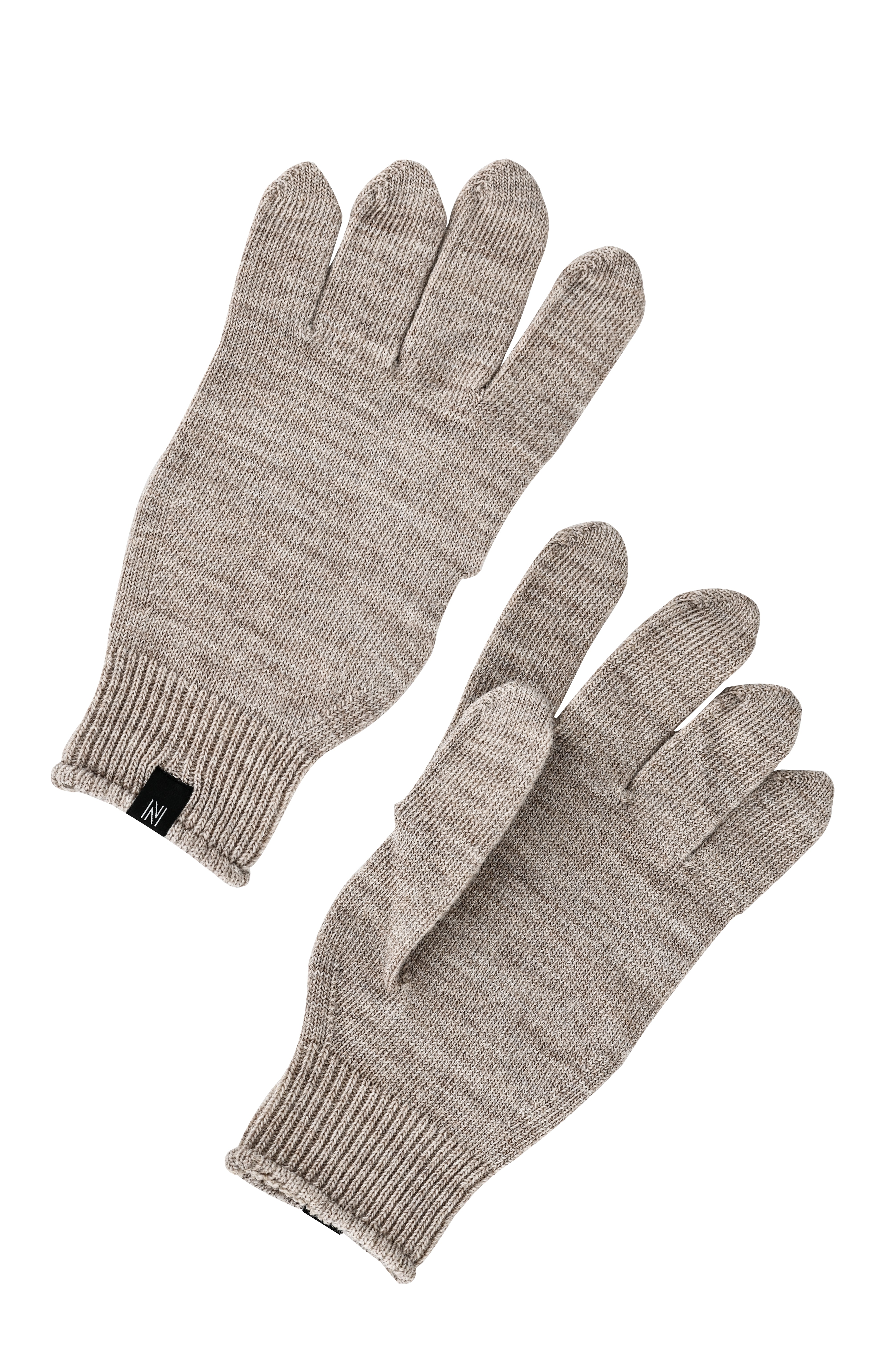 BIBURY %70 Merino Yünlü Eldiven Krem - 6