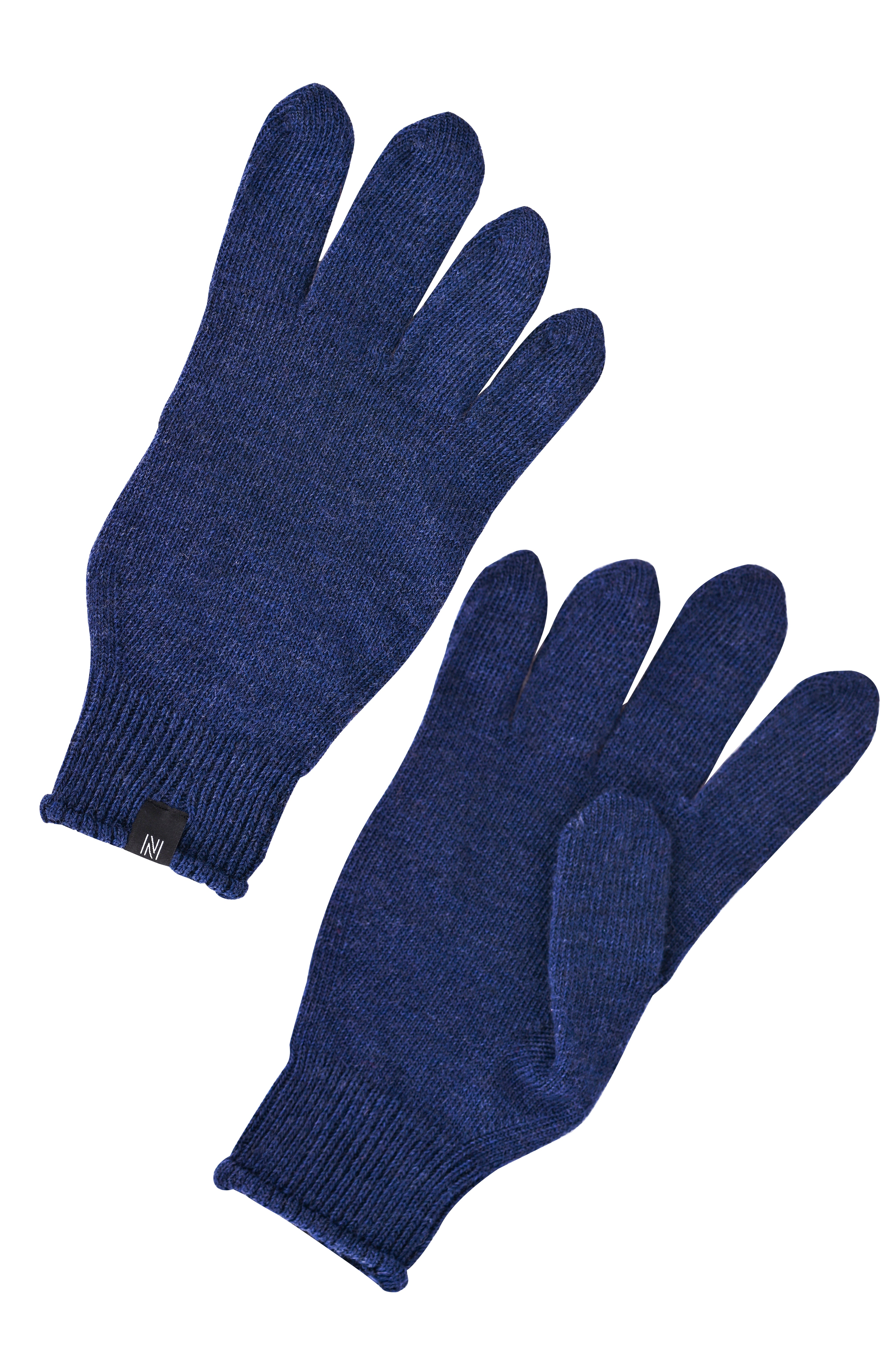 BIBURY %70 Merino Yünlü Eldiven Lacivert - 6