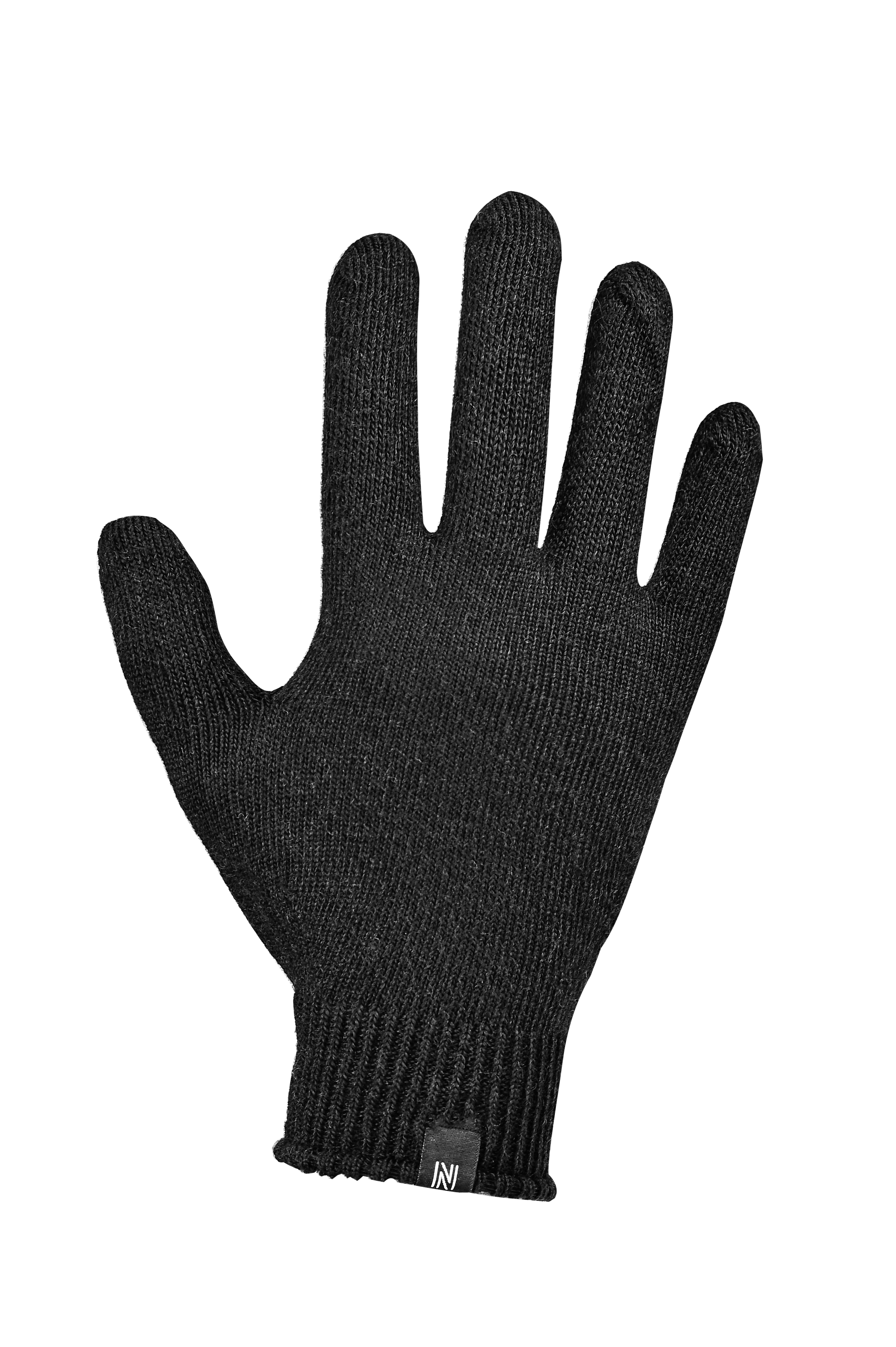 BIBURY %70 Merino Yünlü Eldiven Siyah - 5