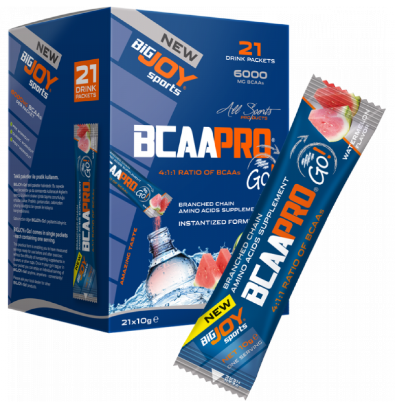 Bigjoy BCAA Pro Go! 4:1:1 Karpuz 21 Adet x 10 gr. (210 gr)
