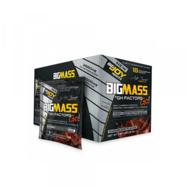 BigJoy Big Mass +GH Factors Go 1800 Gr Çikolata 18 Saşe
