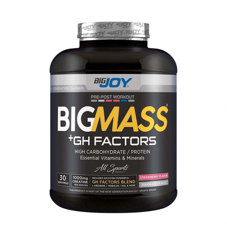 Bigjoy BigMass +Gh Factors Çilek 3000 gram