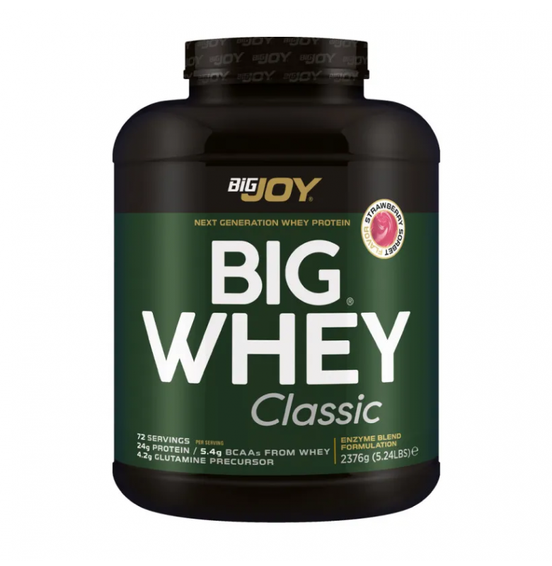 Bigjoy BigWhey Classic Whey Protein Çilek 2376 gram