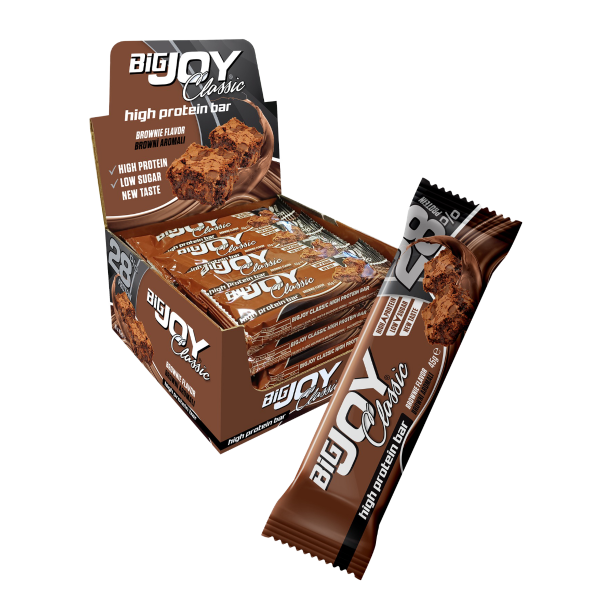 BigJoy Classic High Protein Bar 45 Gr Brownie 16 Adet