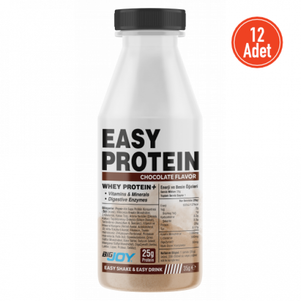 Bigjoy Easy Protein Çikolata 34 gr x 34 gr*12 Adet
