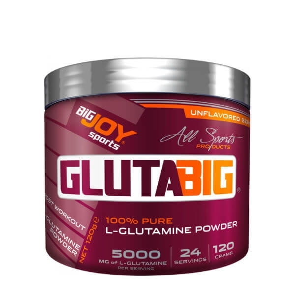 BigJoy Gluta Big % 100 Glutamine Powder  120 Gr