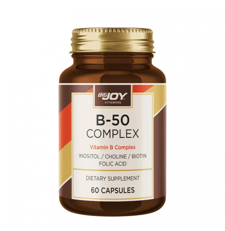 Bigjoy Vitamins B-50 Complex 60 Kapsül