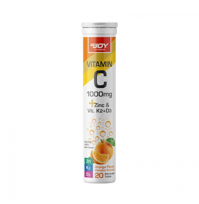 Bigjoy Vitamins Vitamin C Plus Portakal 20 Efervesan Tablet