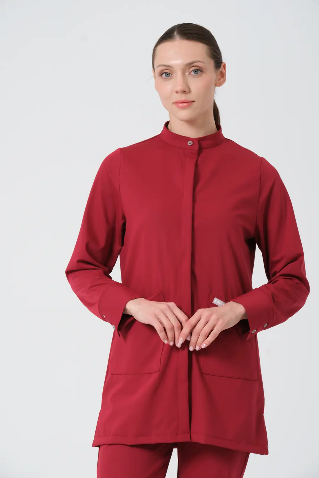 BIKING RED - LİSANS -LİSANS ÜSTÜ SAĞLIK ÇALIŞANLARI TESETTÜR ÜST ÜNİFORMA (ELITE)