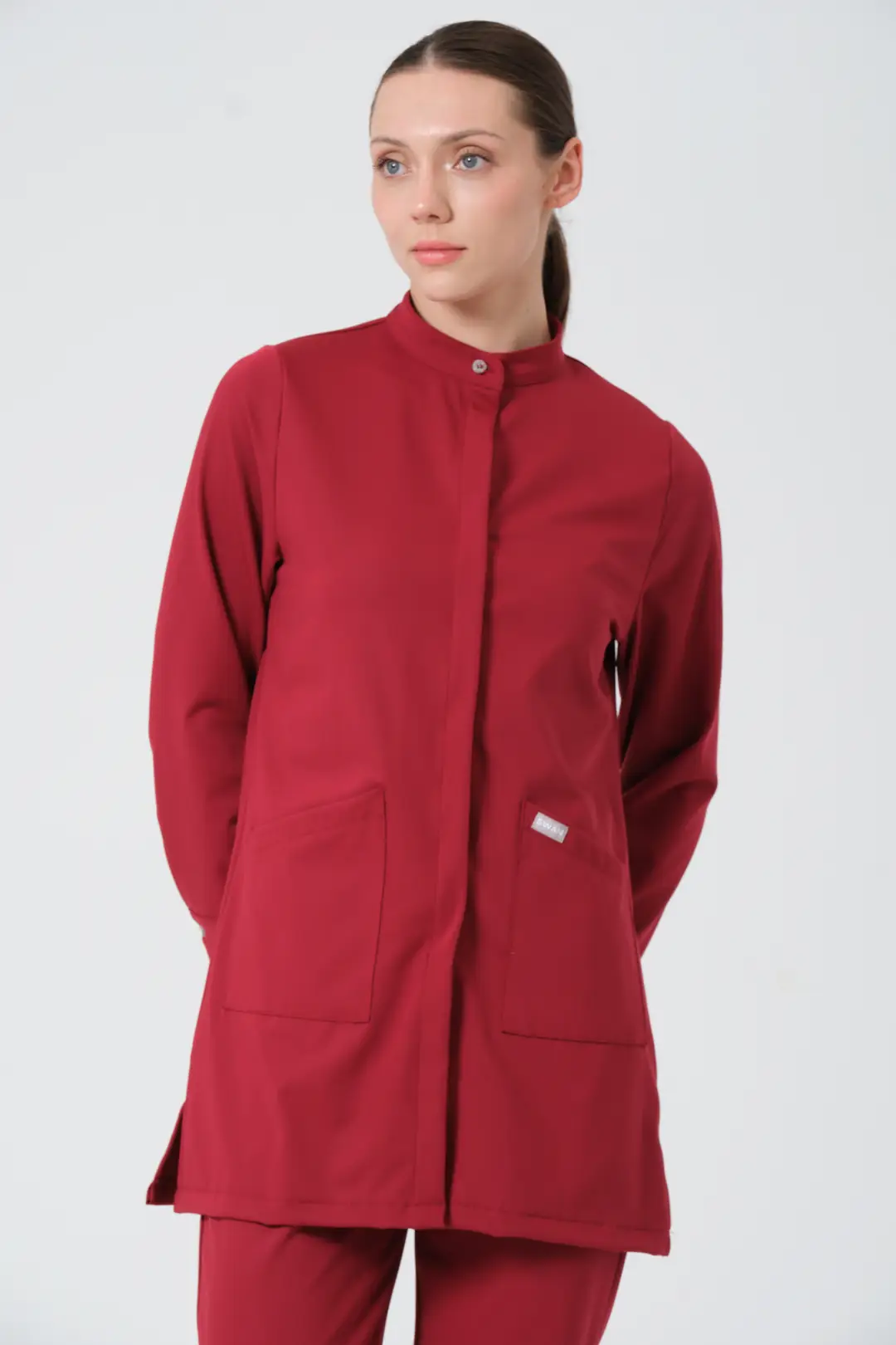 BIKING RED - LİSANS -LİSANS ÜSTÜ SAĞLIK ÇALIŞANLARI TESETTÜR ÜST ÜNİFORMA (ELITE) - 3