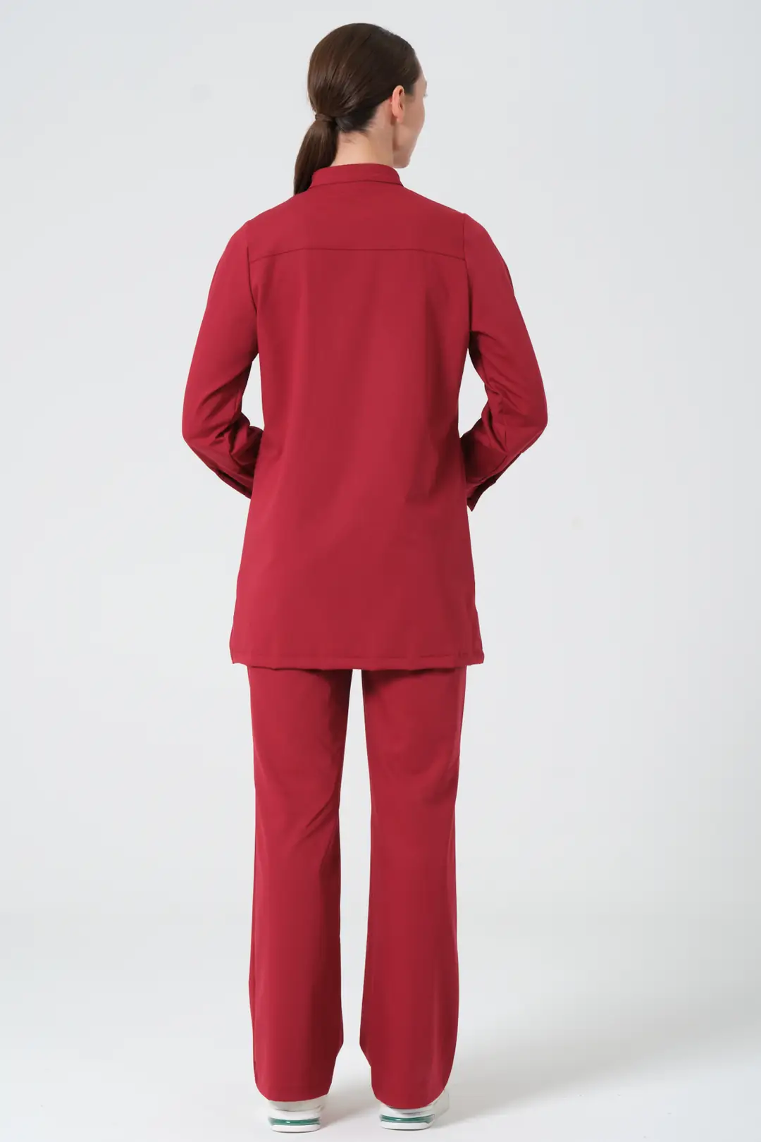 BIKING RED - LİSANS -LİSANS ÜSTÜ SAĞLIK ÇALIŞANLARI TESETTÜR ÜST ÜNİFORMA (ELITE) - 4